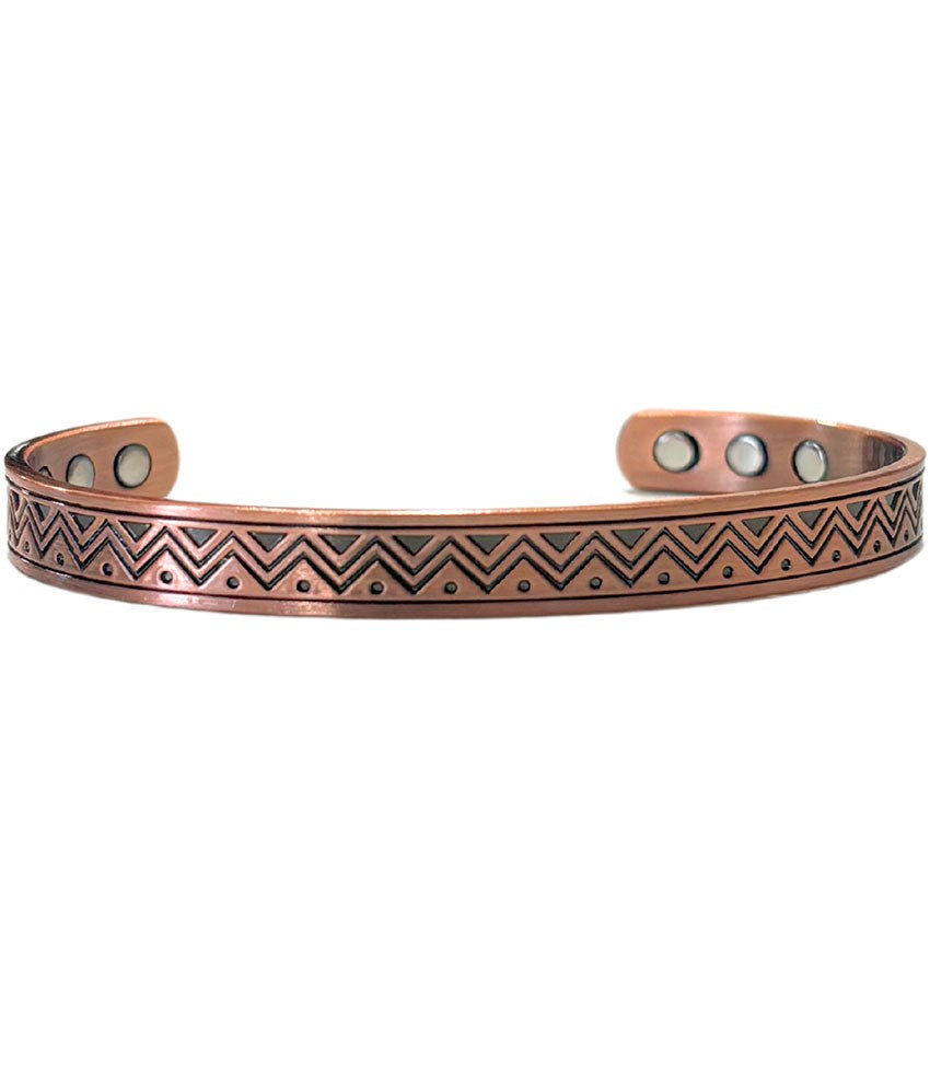 AZTEC COPPER BAND WITH DOTS